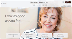Desktop Screenshot of facialplasticsurgeon.com